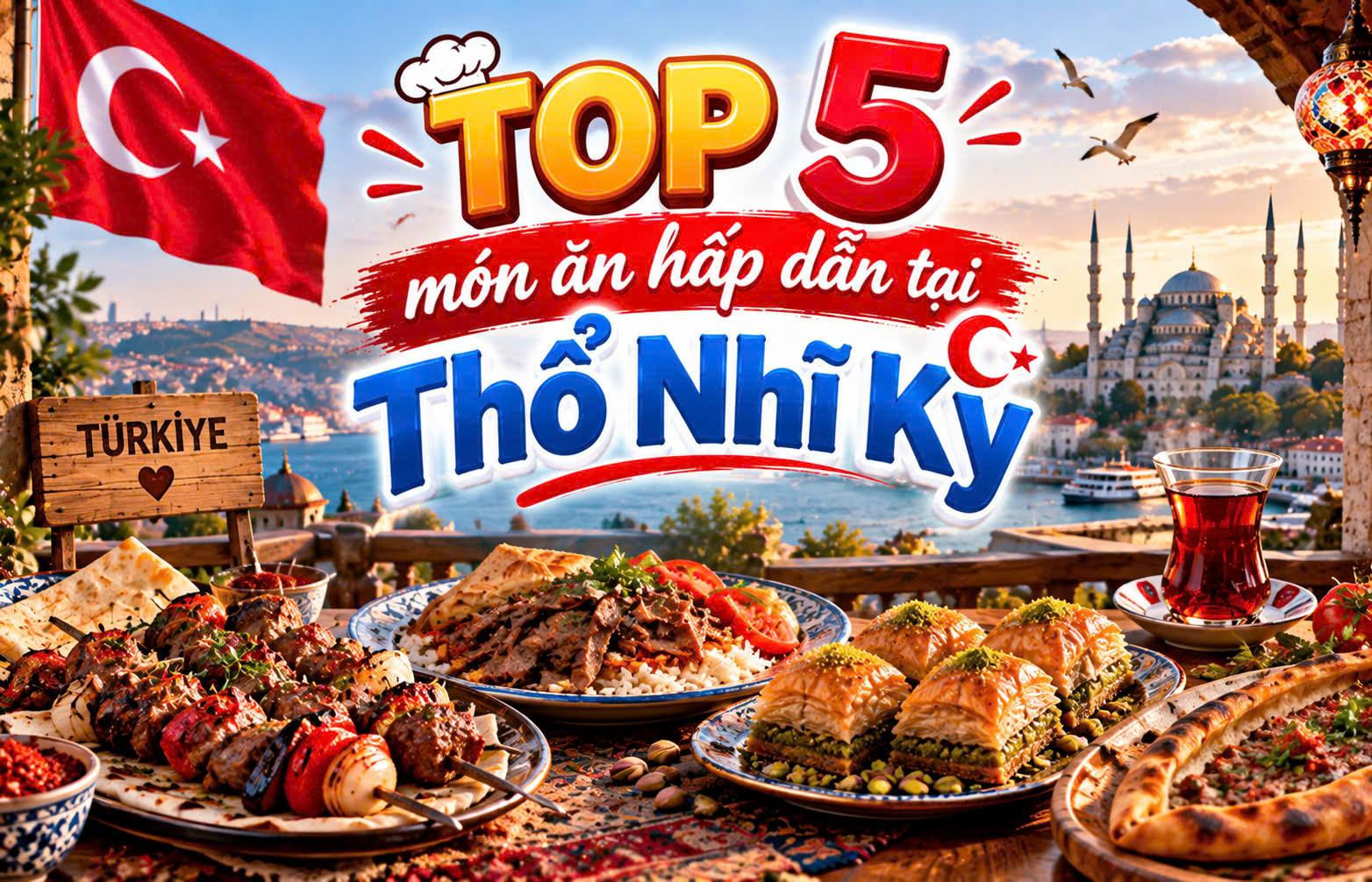 Ẩm Thực Thổ Nhĩ Kỳ&nbsp; có gì thú vị?
